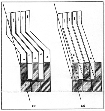 cranked clavichord keylevers